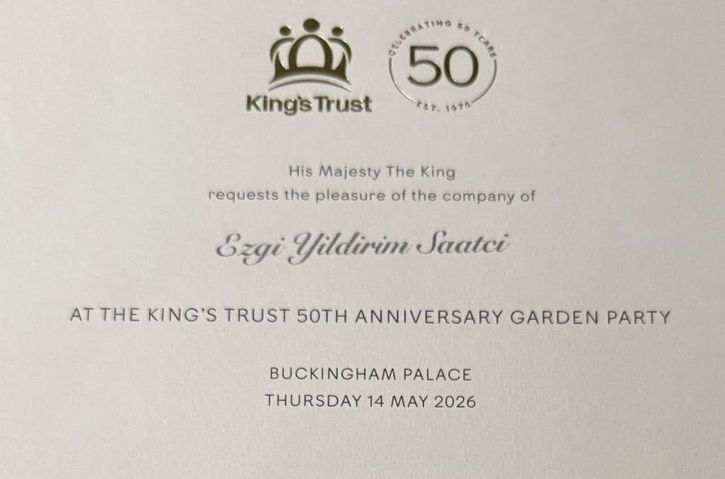 Invitation from His Majesty The King — The King's Trust